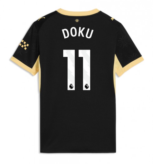 Manchester City Jeremy Doku #11 Bortedrakt Dame 2026-27 Korte ermer Manchester City Jeremy Doku #11 Bortedrakt Dame 2026-27 Korte ermer
